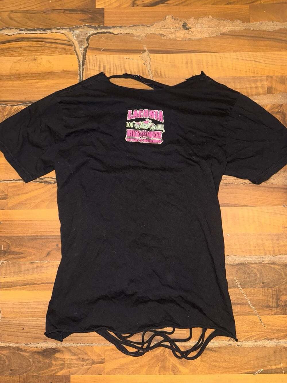 Harley Davidson Laconia Bike Week 2023  Cutout Reworked T-Shirt